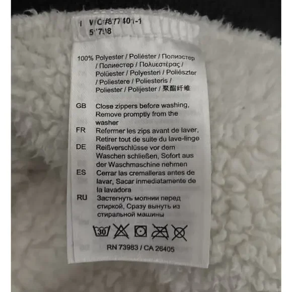 Helly Hansen Fleece Jacket Women's Small White High Pile Full Zip Stretch Panels - Picture 12 of 12